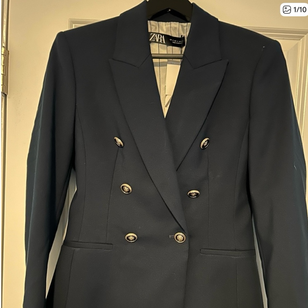 Zara Women's Navy Blazer